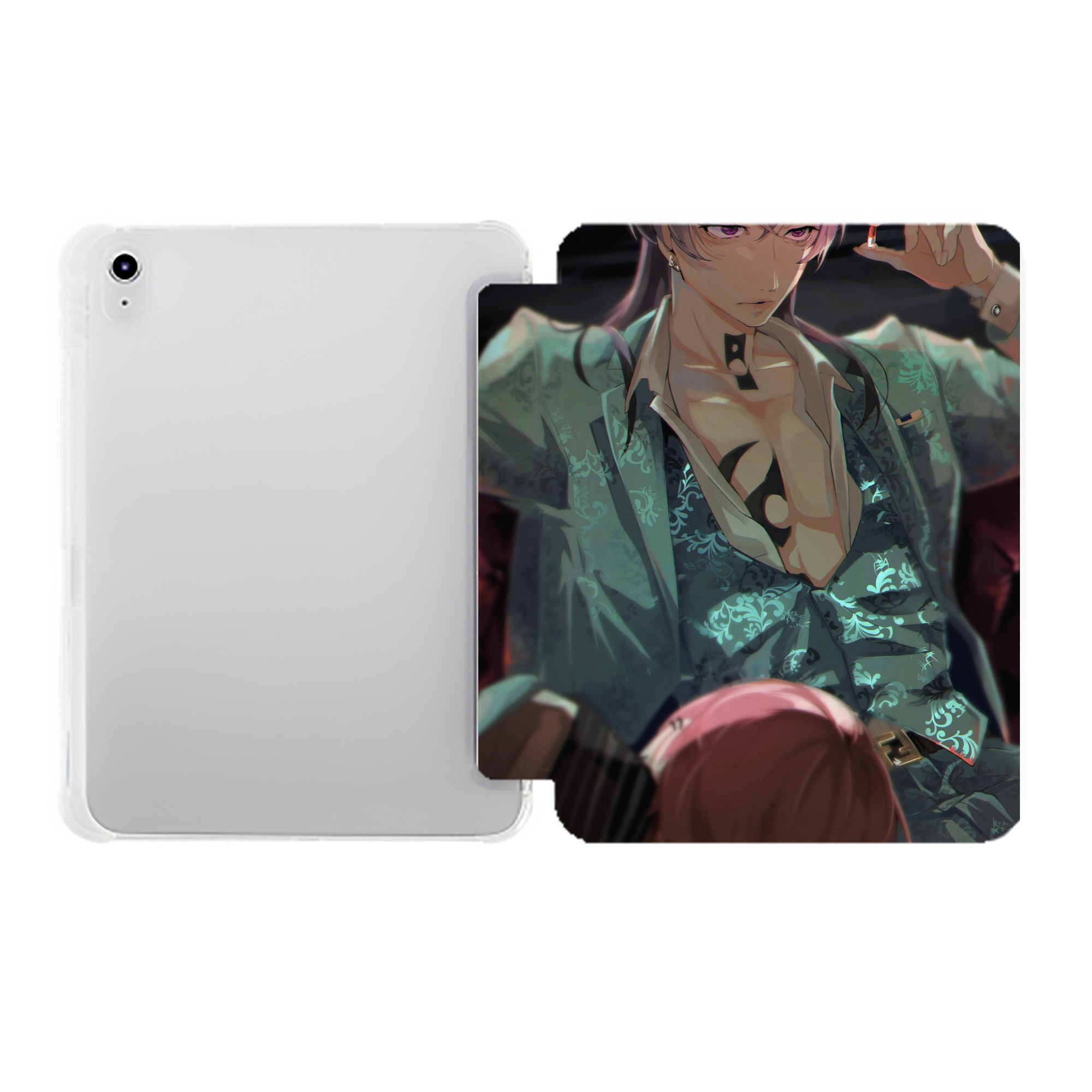 （画像用） 東京リベンジャーズ Tokyo Revengers IPad ケース ペン収納付き 三つ折りスタンド PUレザー×シリコン 対応機種9.5/10.5/10.9インチ